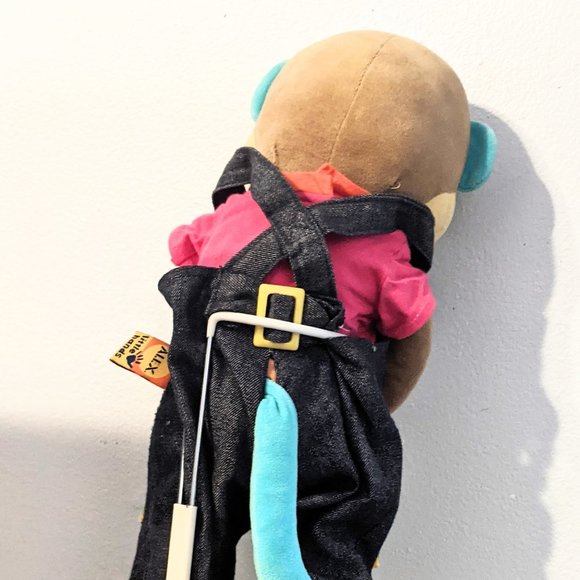 Plush Stuffed Doll Alex Little Hands Monkey Learn - Picture 5 of 8